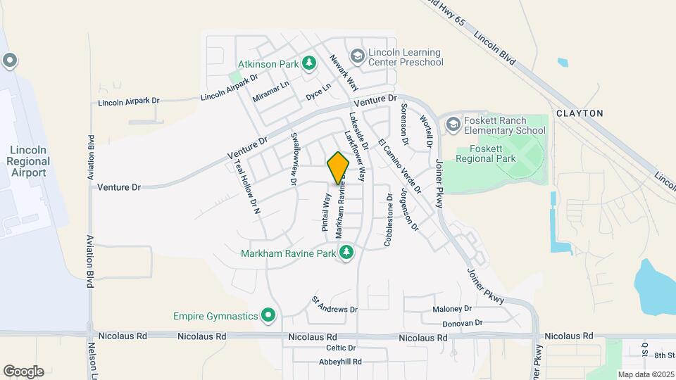 1430 Markham Ravine Dr Map and Location Details