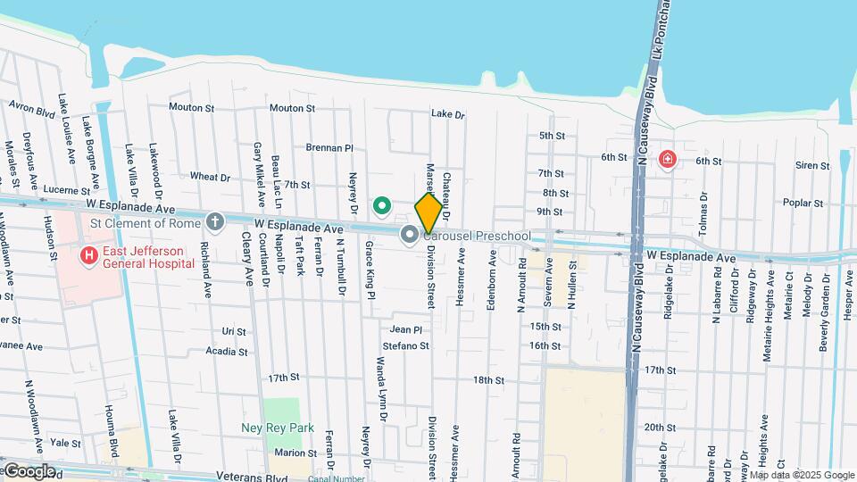 3700 W Esplanade Ave Map and Location Details