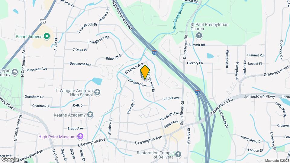2105 Arbrook Ln Map and Location Details