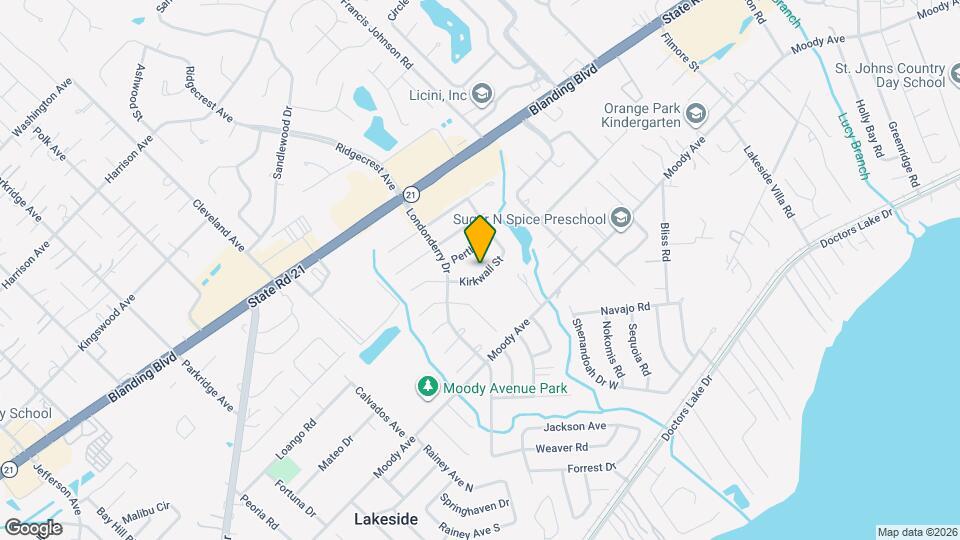 2388 Kirkwall St Map and Location Details