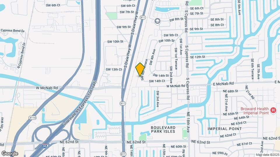 1395 SW 4th Ter, Unit A2 Map and Location Details