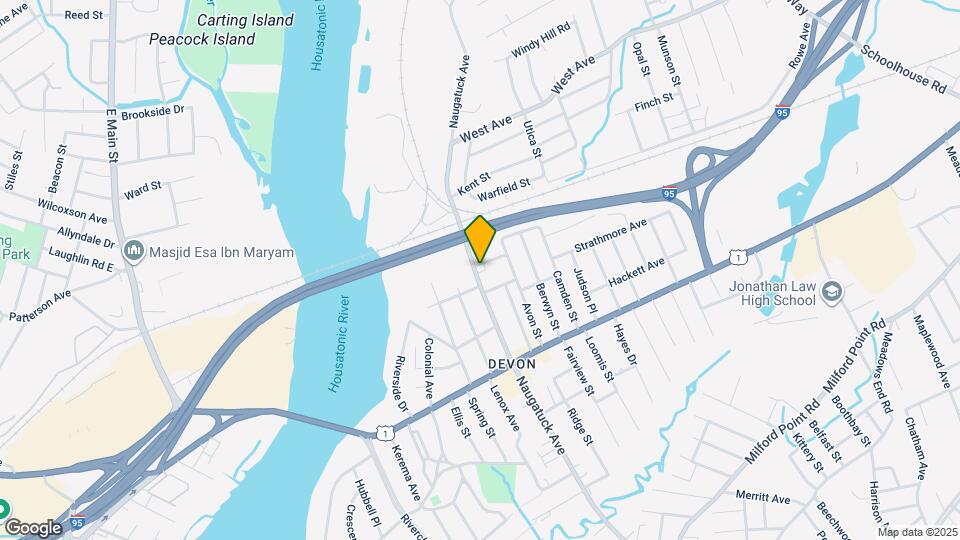 663 Naugatuck Ave Map and Location Details
