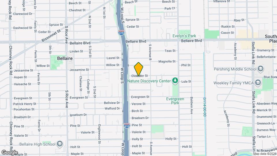 4617 Oleander St Map and Location Details