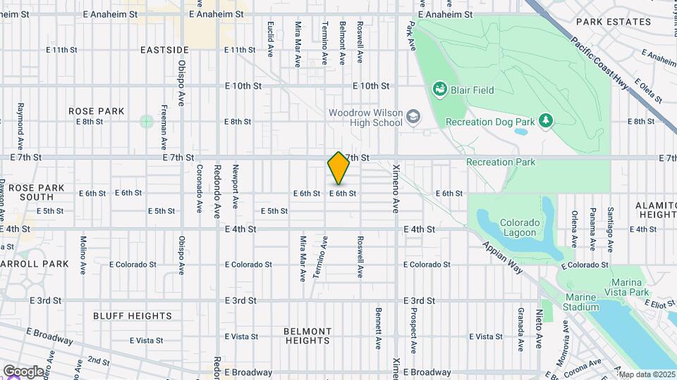 4035 E 6th St Map and Location Details