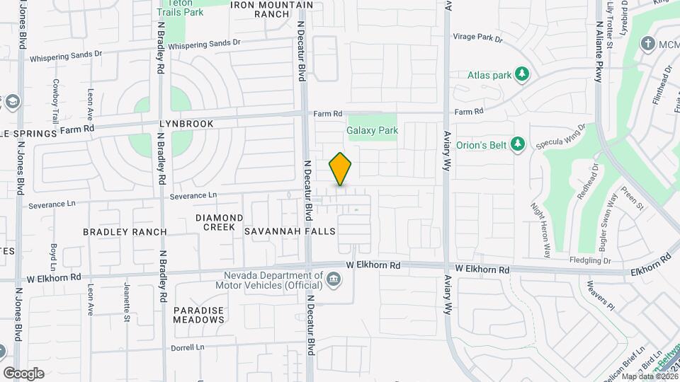 7366 N Decatur Blvd Map and Location Details