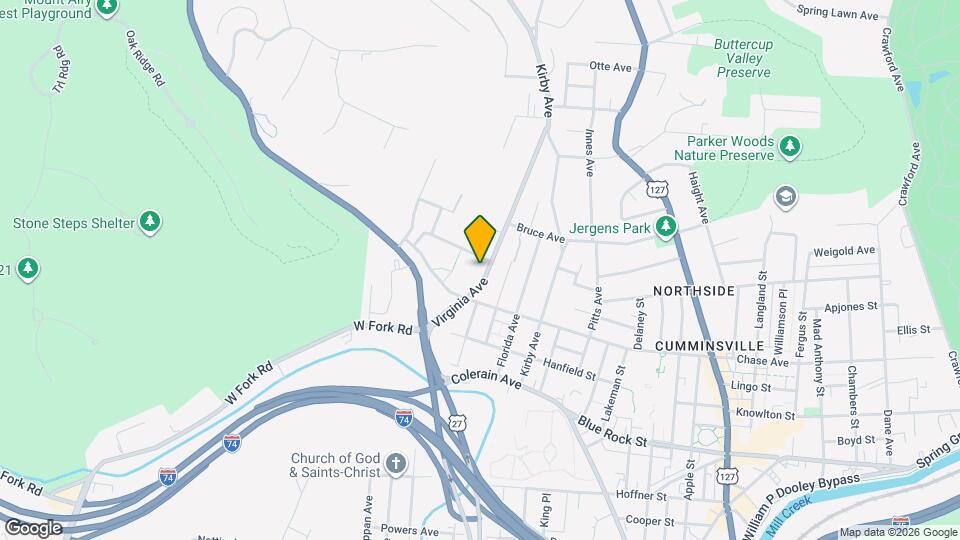 4225 Virginia Ave Map and Location Details