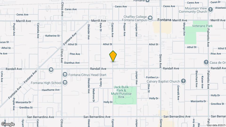 9257-9263 Cypress Ave Map and Location Details