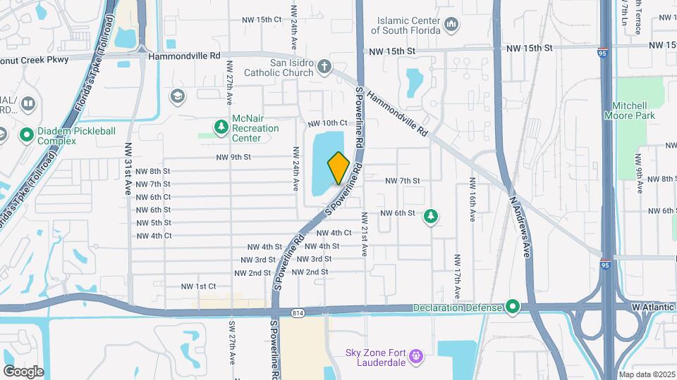 711 Del Vista Rd Map and Location Details