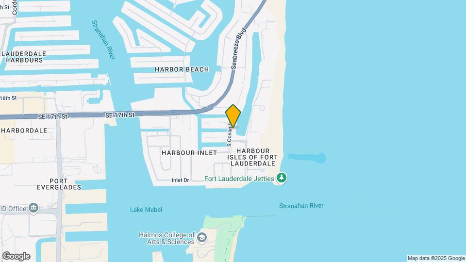 1824 S Ocean Dr Map and Location Details