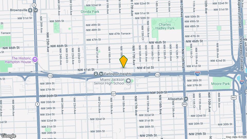 4099 NW 18th Ave Map and Location Details