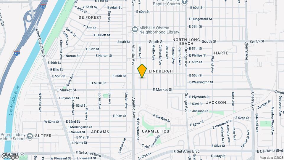 5464 Lime Ave Map and Location Details