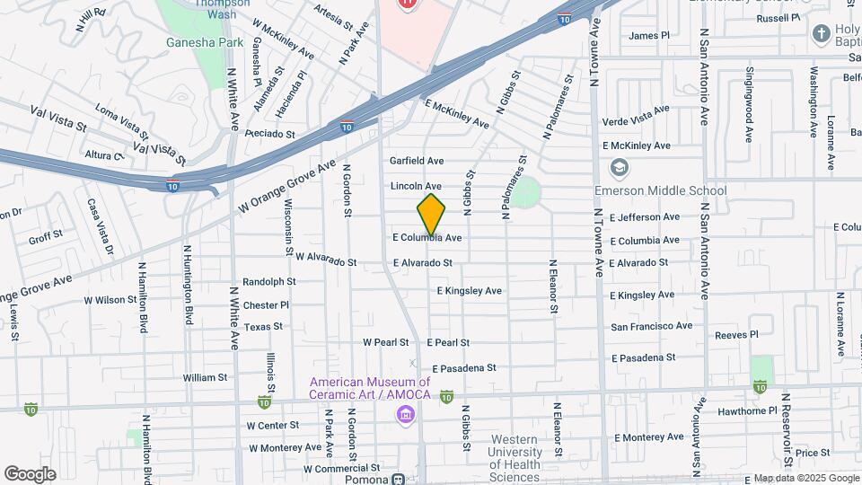 200 E Columbia Ave Map and Location Details