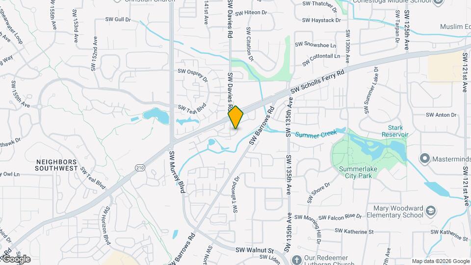 13990 SW Scholls Ferry Rd Map and Location Details