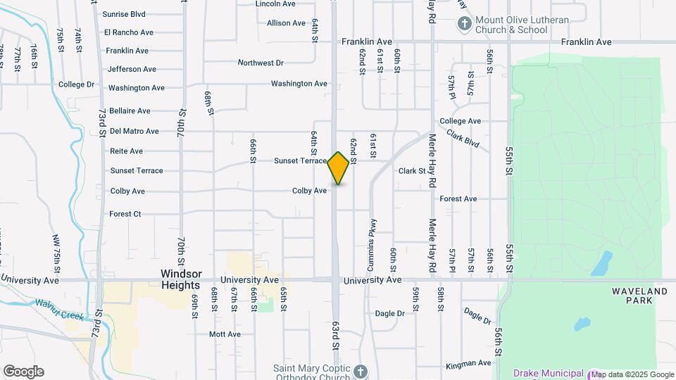 1413 63rd St Map and Location Details