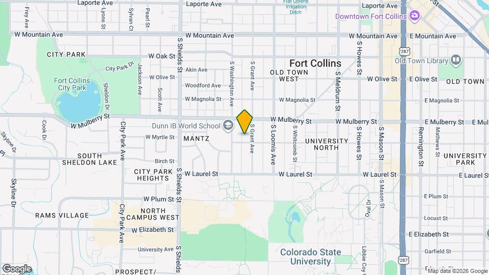 808 W Myrtle St Map and Location Details