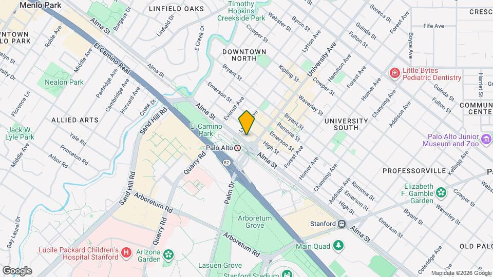 425 Alma St Map and Location Details