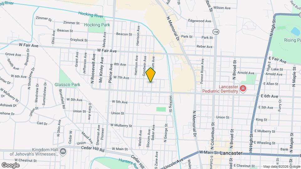 607 Slocum Ave Mapa y Detalles de la Ubicación