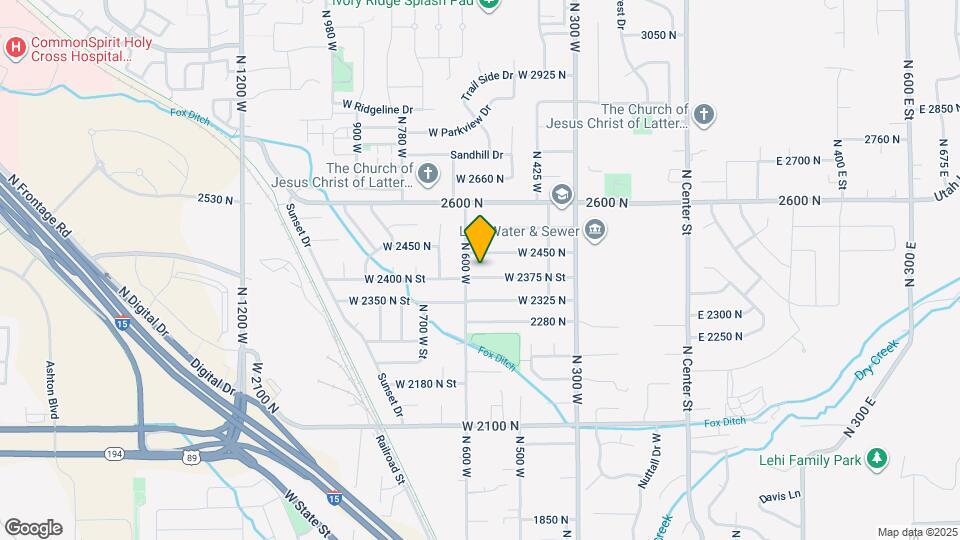 570 W 2375 N St Map and Location Details