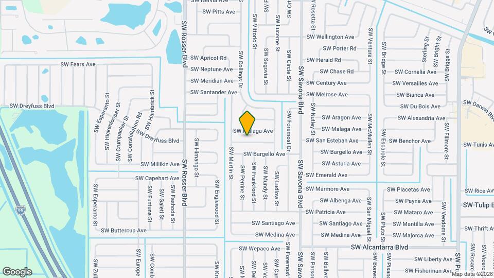 1465 SW San Esteban Ave Map and Location Details