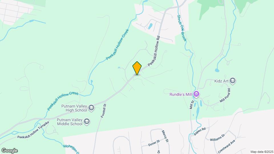 202 Peekskill Hollow Rd Map and Location Details