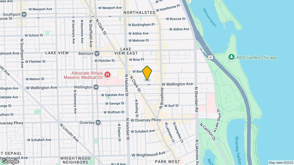 650 W Wellington Ave Map and Location Details