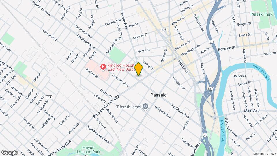 308 Paulison Ave Mapa y Detalles de la Ubicación