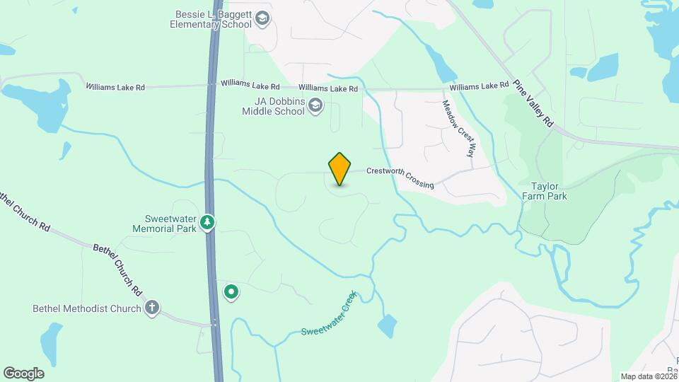 111 Crestbend Ln Map and Location Details