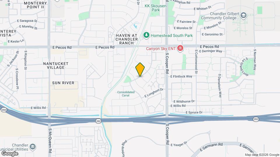 1863 E Flintlock Way Map and Location Details