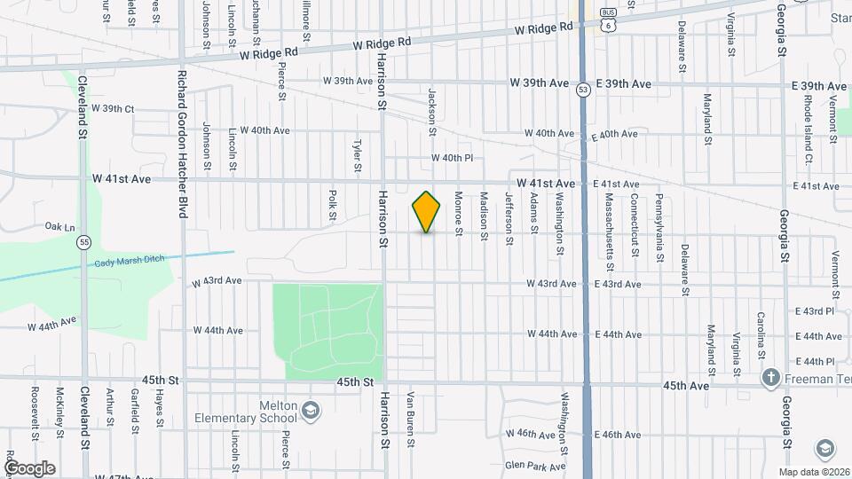 4208 Jackson St Map and Location Details