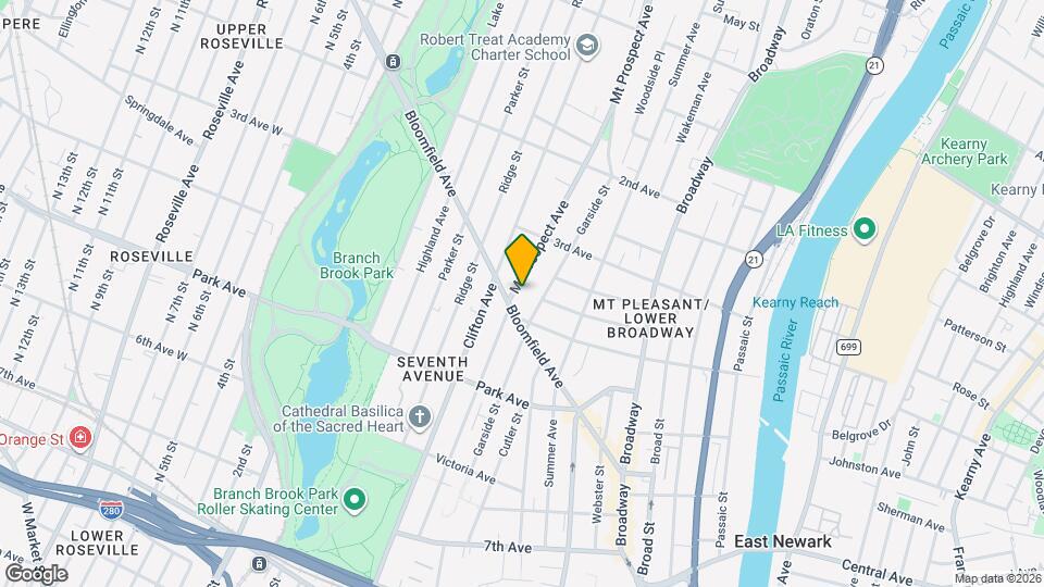 209 Mt Prospect Ave, Unit 23 Map and Location Details