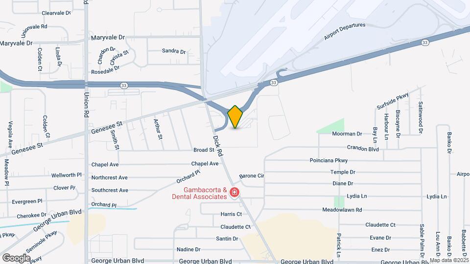 Furnished Studio-Buffalo - Airport Map and Location Details