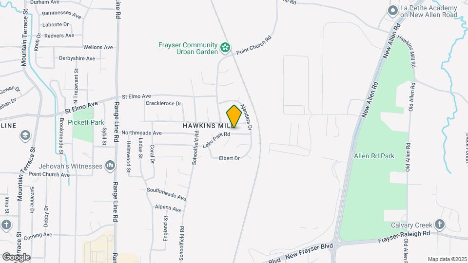 2956 Lake Park Rd Map and Location Details