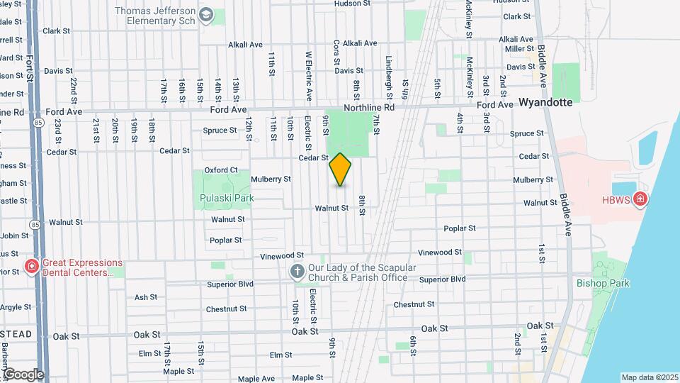 2304 Cora St Map and Location Details