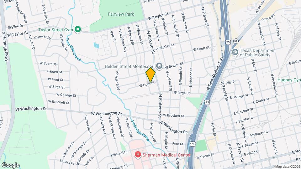 914 W Hunt St Map and Location Details