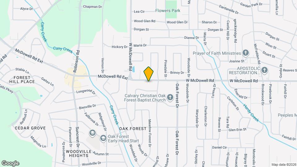 1625 W McDowell Rd Map and Location Details