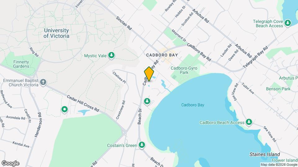 3763 Cadboro Bay Rd Map and Location Details
