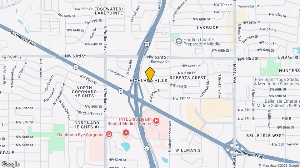 6201 Smith Blvd Map and Location Details