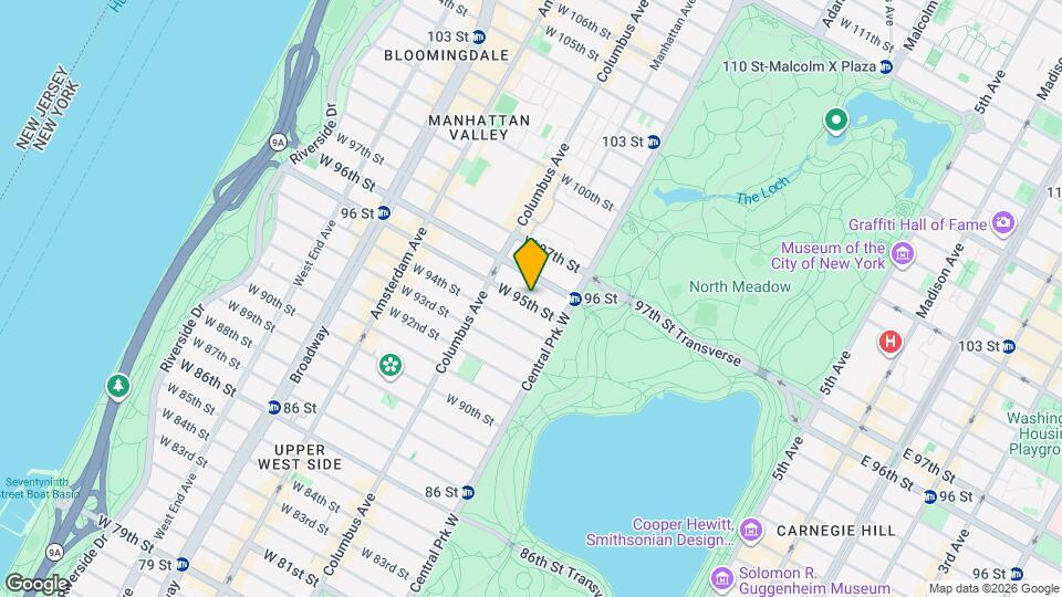37 W 95th St Map and Location Details