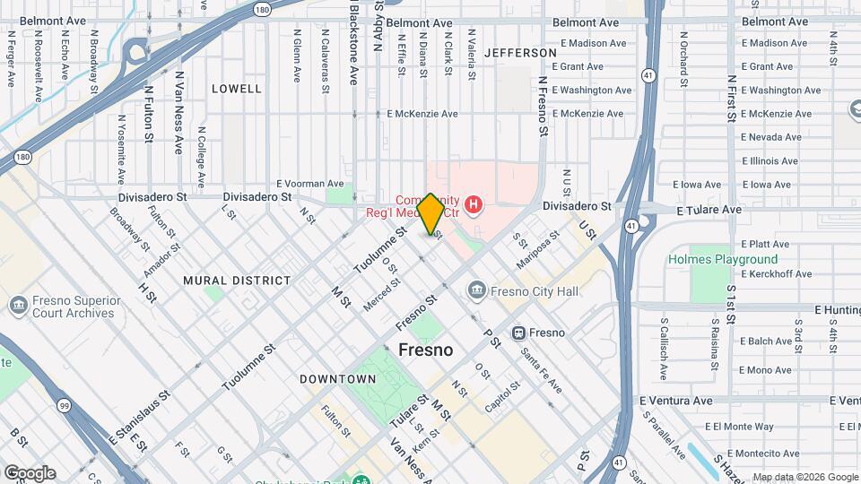 2625 Merced St Mapa y Detalles de la Ubicación