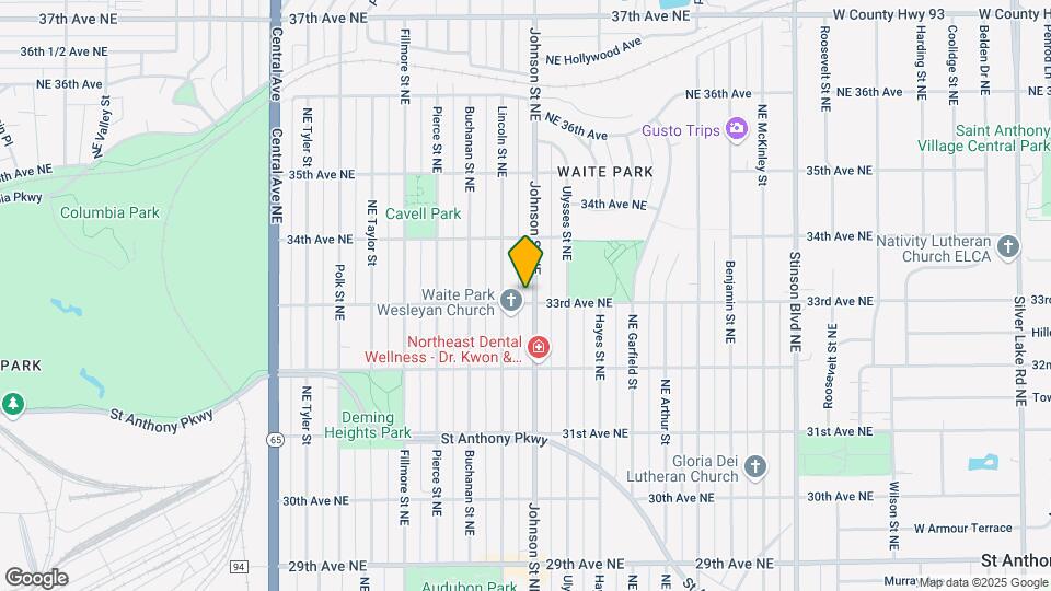 3306 Johnson St NE Map and Location Details