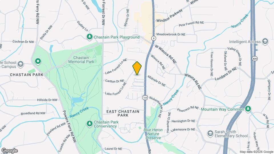 4300 Roswell Rd NE Map and Location Details