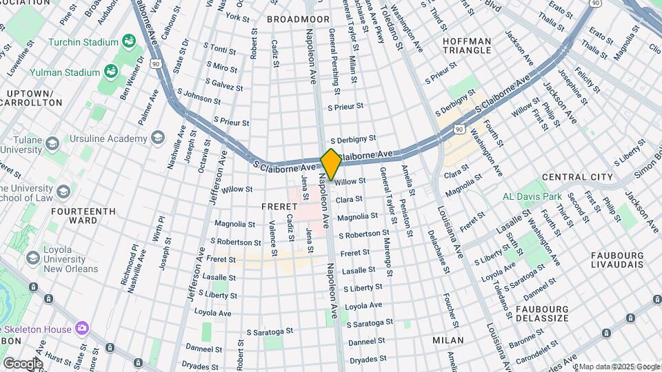 2837 Napoleon Ave Mapa y Detalles de la Ubicación