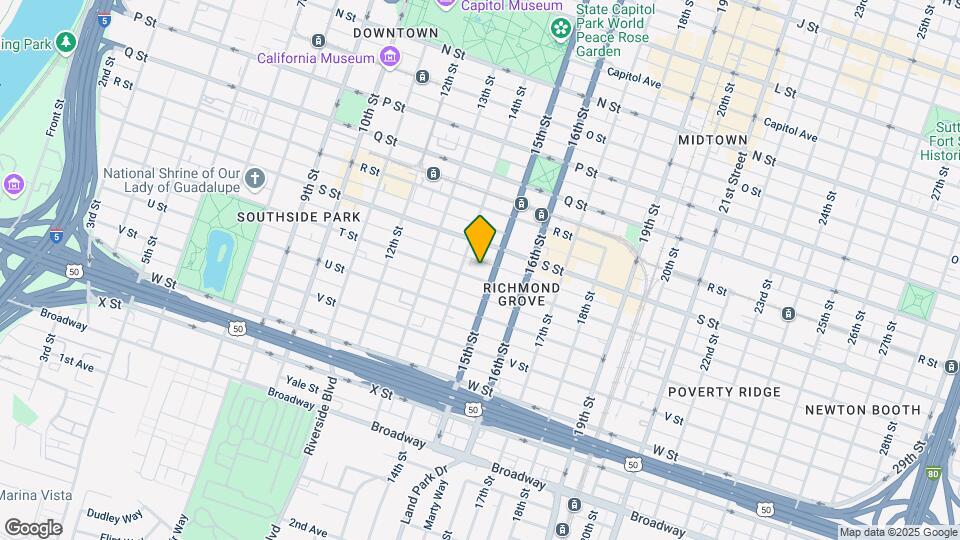 1417 T St Map and Location Details