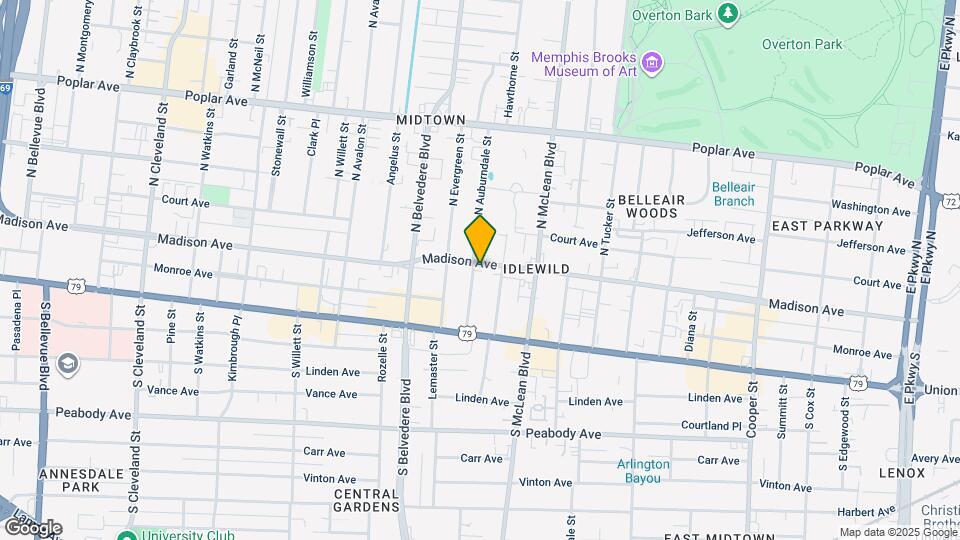 1779 Madison Ave Map and Location Details