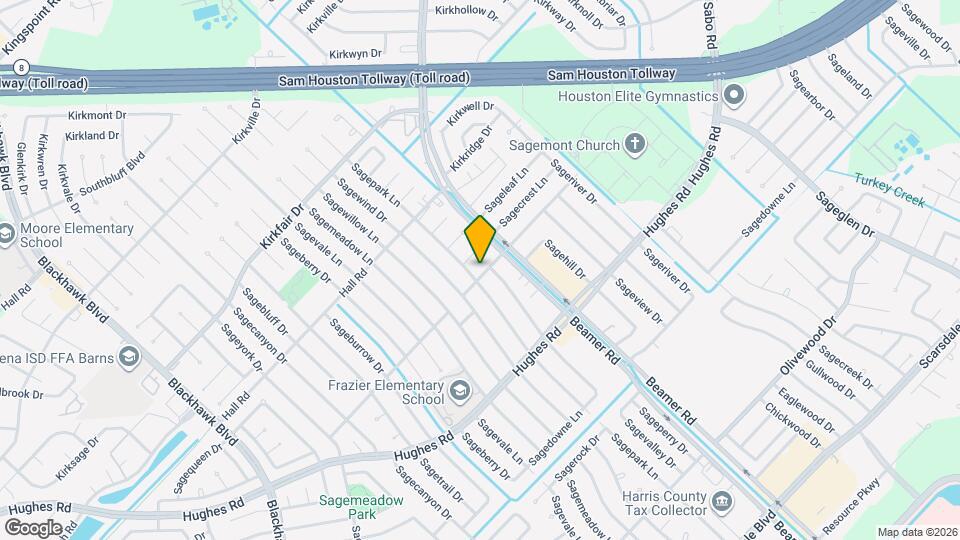 10807 Sageorchard Ln Map and Location Details