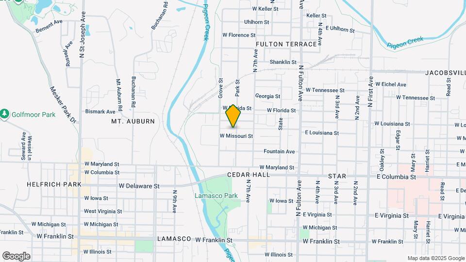 1603 W Missouri St Map and Location Details