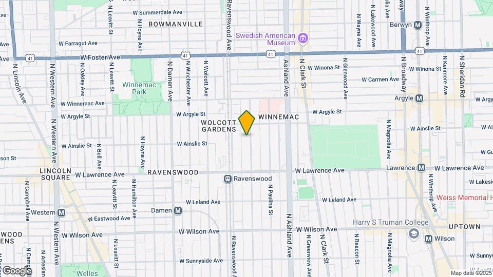 4868 N Hermitage Ave, Unit 1 Map and Location Details
