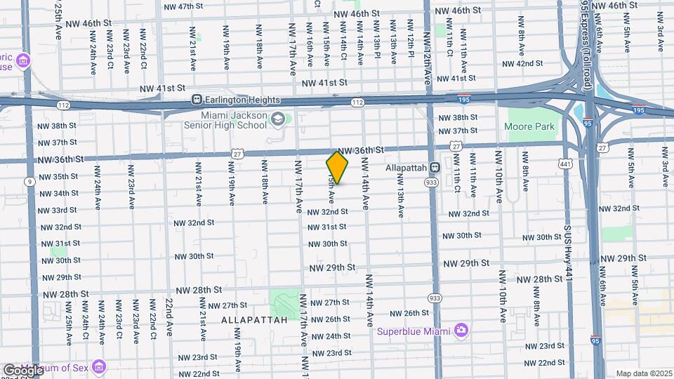 1490 NW 34th St, Unit C1 Map and Location Details