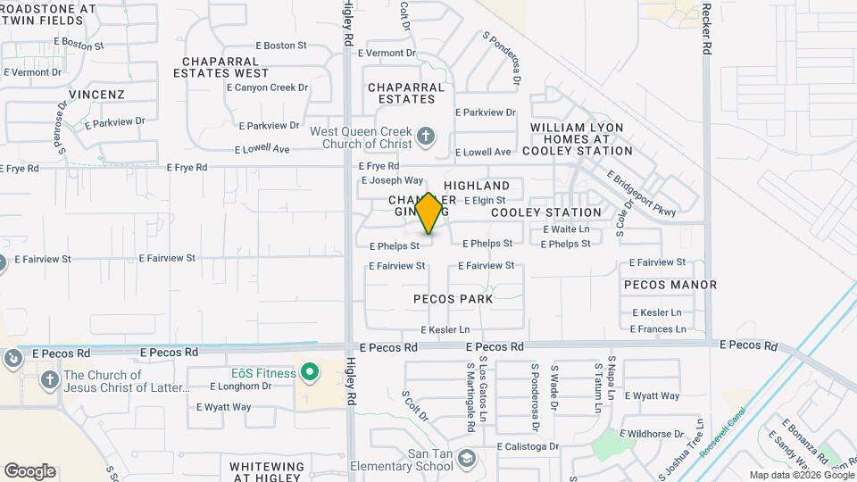 3374 E Phelps St Map and Location Details