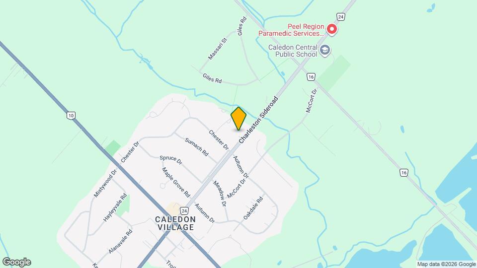 3264 Charleston Sideroad Map and Location Details